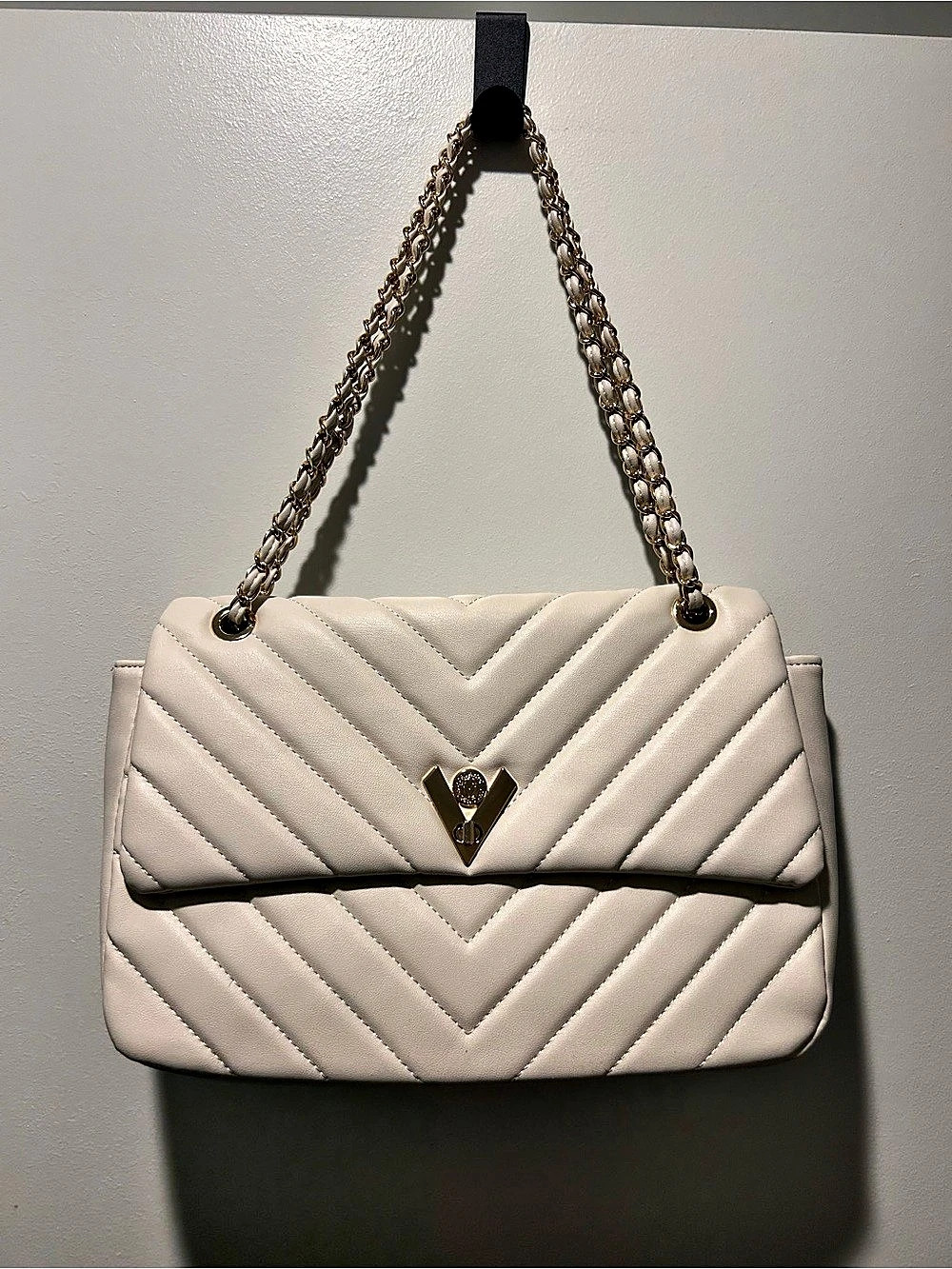 Valentino Orlandi Angel Chevron Shoulder Bag